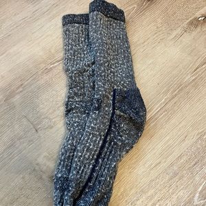 Blue Wool Socks